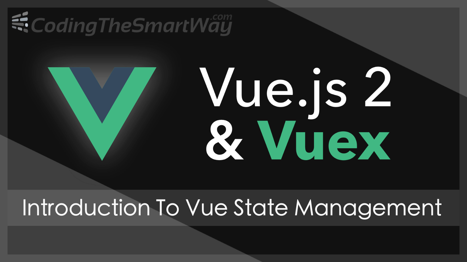 Js 2 State Management With Vuex Introduction - Graphic Design (1600x900), Png Download