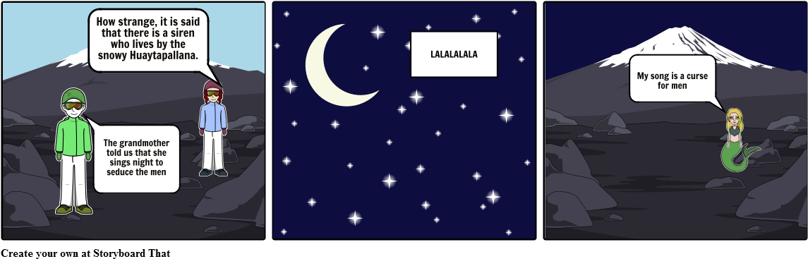 Siren In The Huaytapallana - Illustration (1164x385), Png Download