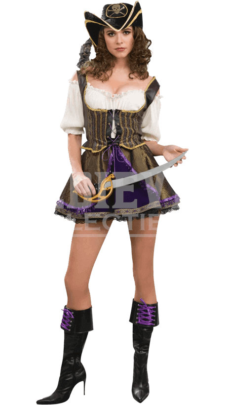 Womenu0027s Sultry Pirate Wench Costume - Pirate Wench Costume (850x850), Png Download