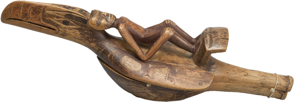 Maraca Tlingit - Wood (1014x692), Png Download