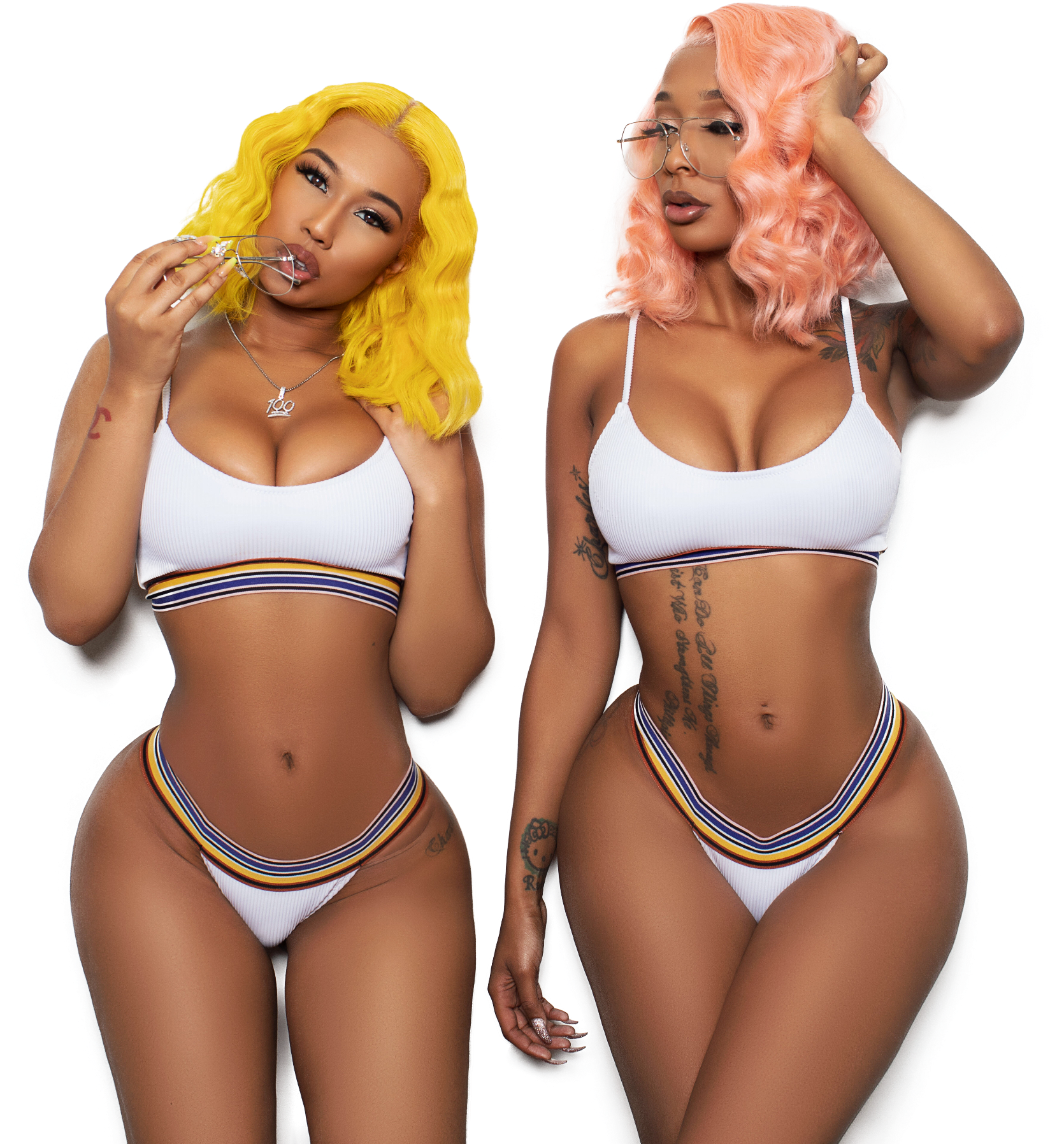Be Sexy Be Different Be Creative - Jade And Baddie Gi (2448x1958), Png Download