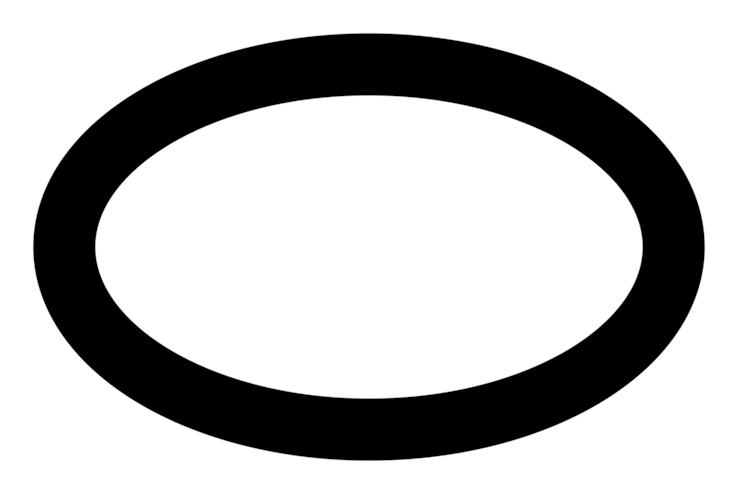 Ellipse Computer Icons Cokin 77mm Z Pro Adapter Ring - Ellipse Clip Art (750x750), Png Download