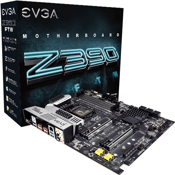 Evga Z390 Ftw, 123 Cs E397 Kr, Lga 1151, Intel Z390, - Evga Z390 Micro Atx (600x600), Png Download