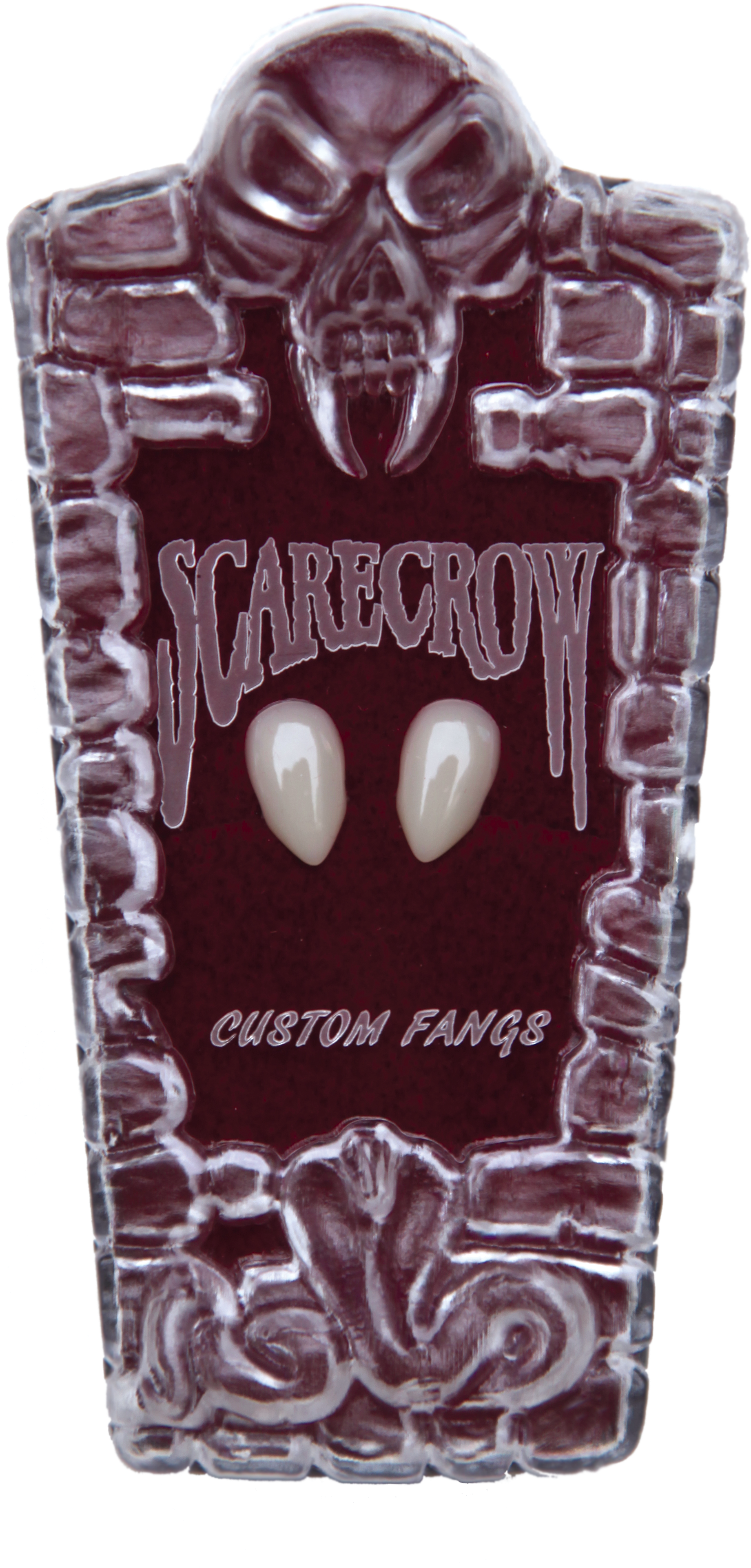 87 Small Fangs Box 10020s - Vampire Stick On Fangs (2166x3948), Png Download