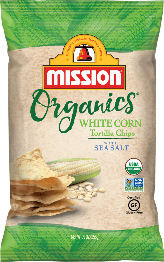 Mission Organic Tortilla Chips (880x940), Png Download
