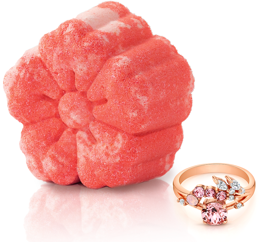 Sakura - Bath Bomb - Engagement Ring (1200x960), Png Download