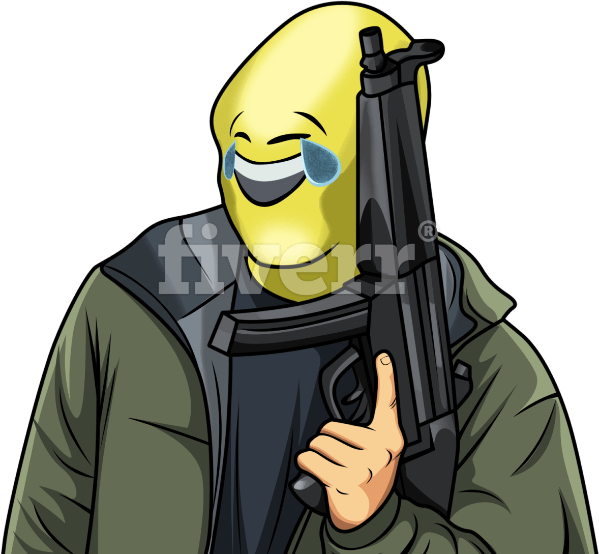 Drawn Explosions Cartoon Gun - Cartoon (1200x1148), Png Download