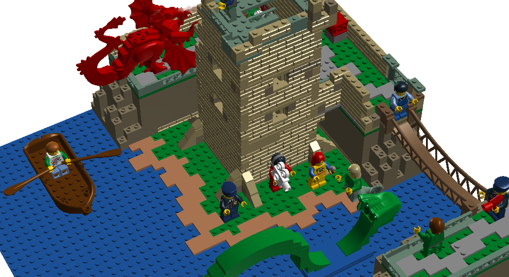 The Loch Ness Monster And Friends - Monstruos Del Lago Ness Lego Juguete (1036x565), Png Download