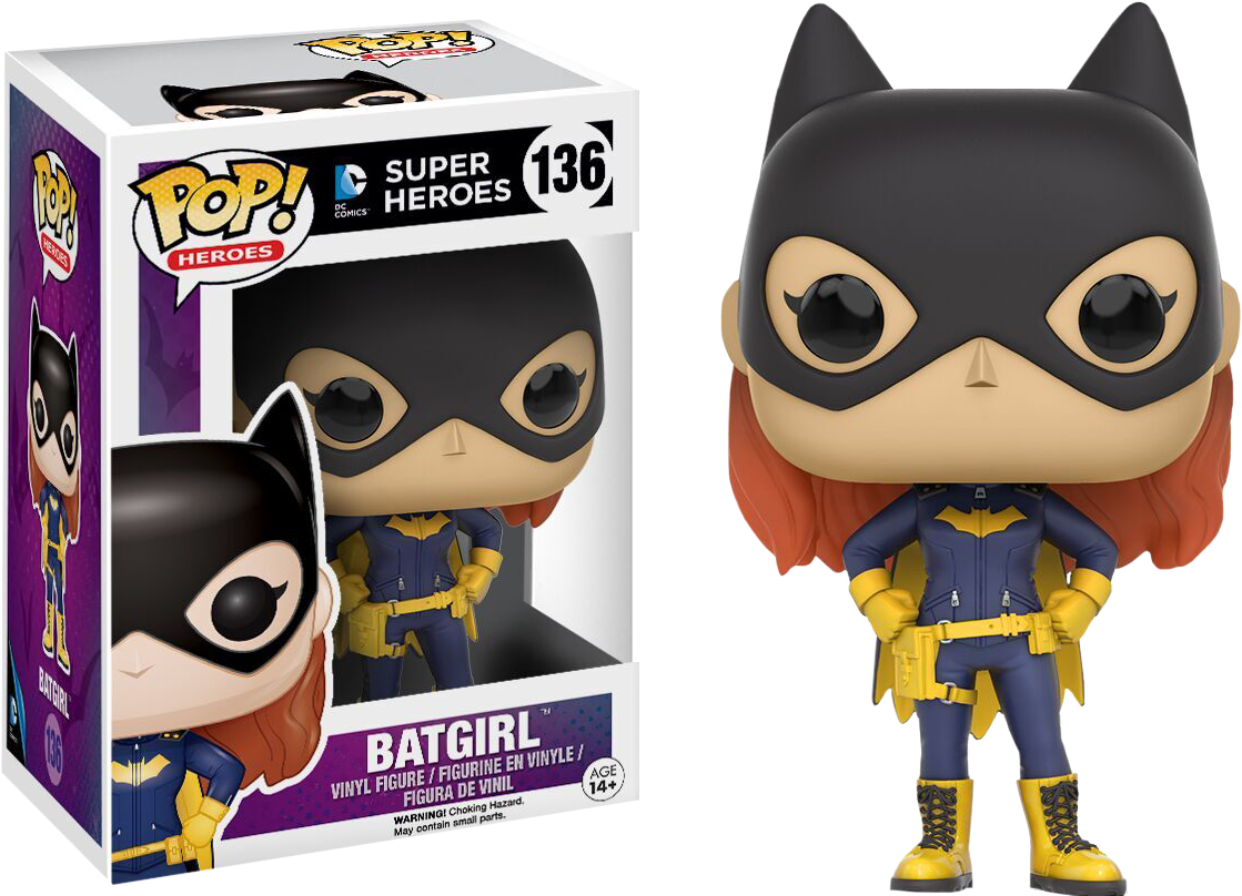 Batgirl Pop Vinyl Figure - Funko Batgirl (1119x808), Png Download