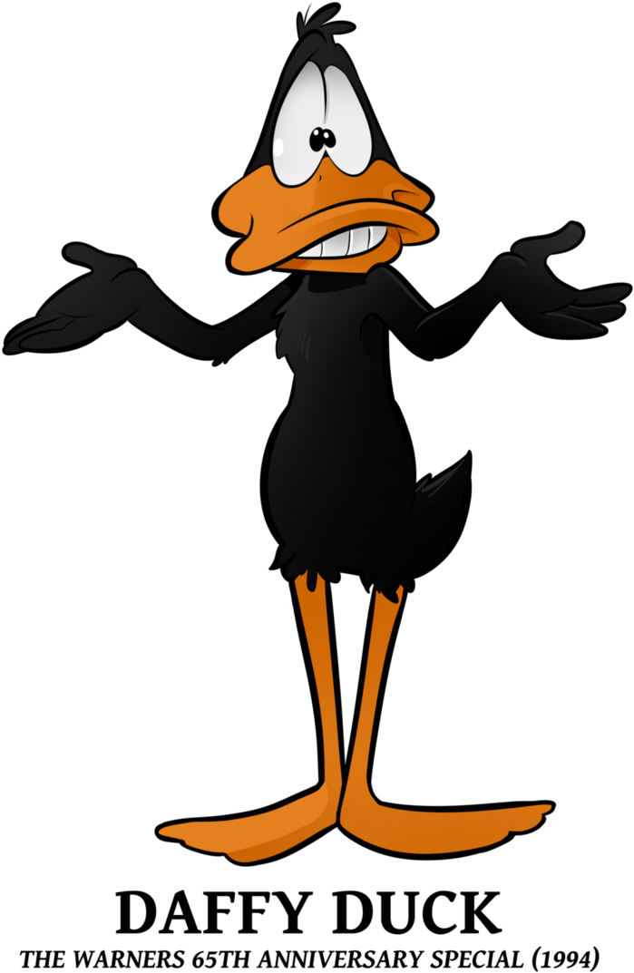 Daffy Duck By Boscoloandrea Cartoon Crazy, School Cartoon, - Daffy Duck (724x1104), Png Download