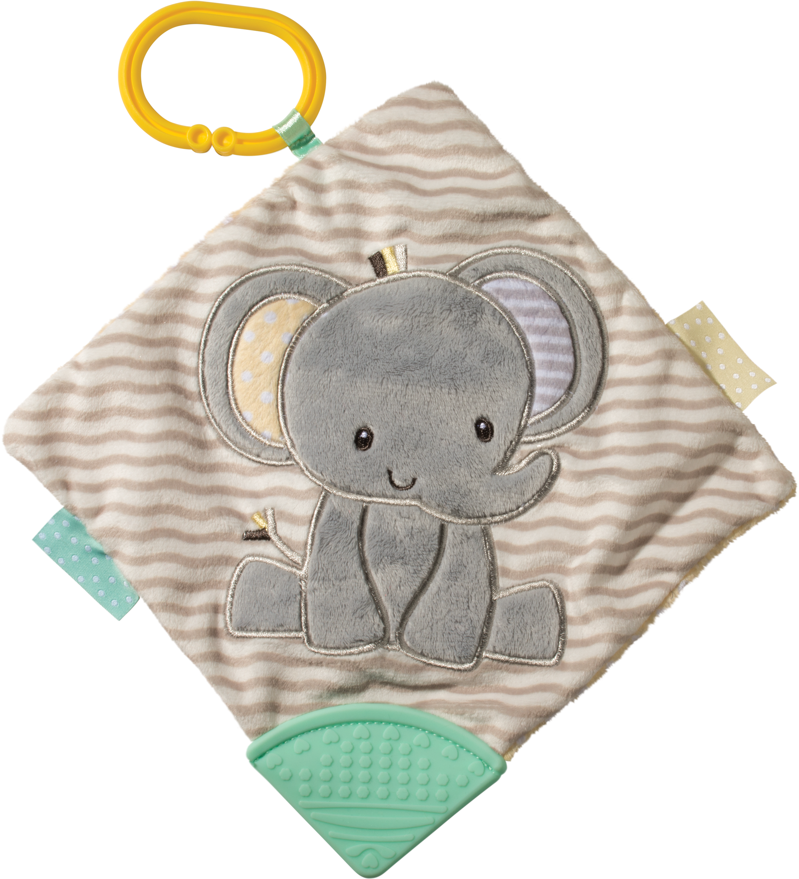 Douglas Baby Elephant Activity Blankee - Indian Elephant (3000x3000), Png Download