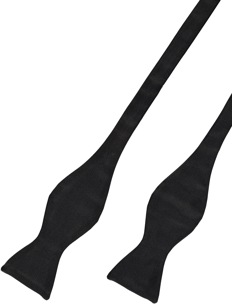 Menswear Bow Tie Self Tie Black Grosgrain Butterfly - Tights (919x1200), Png Download