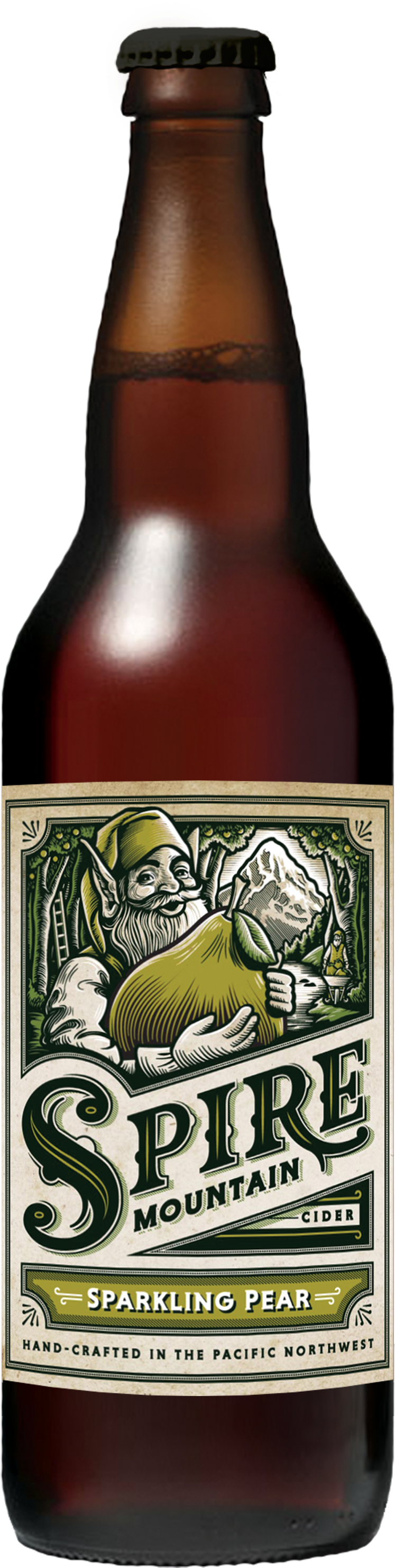 Spire Mountain Ciders - Beer Bottle (1372x3000), Png Download