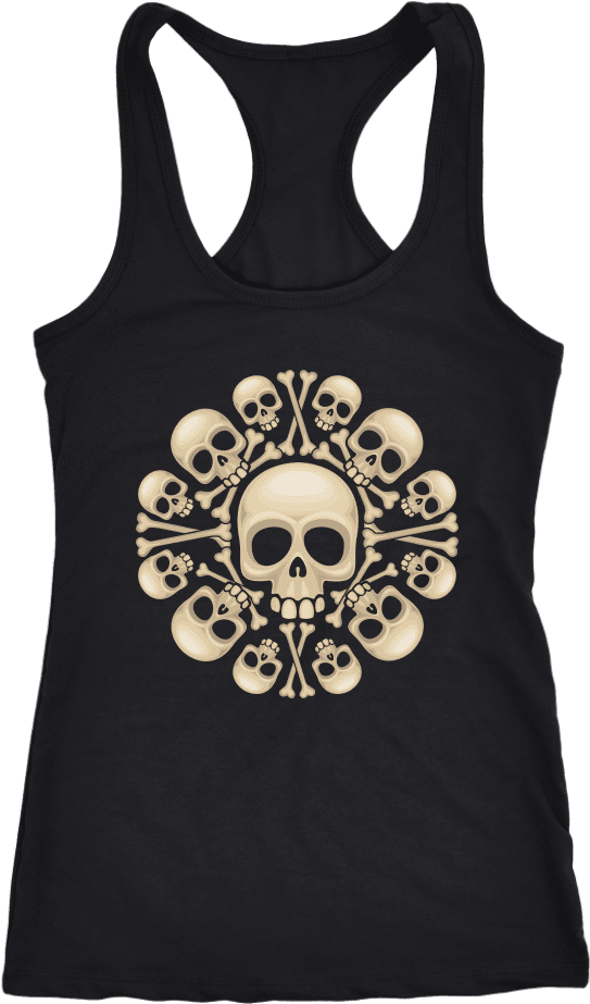 Teelaunch T-shirt Next Level Racerback Tank / Black - Avenged Sevenfold Tank Top Women (1024x1024), Png Download