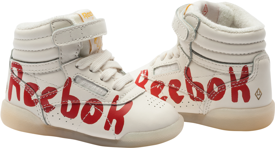 Tao X Reebok Tao X Reebok Hi Infant Red Logo Sneakers - Walking Shoe (1000x1000), Png Download