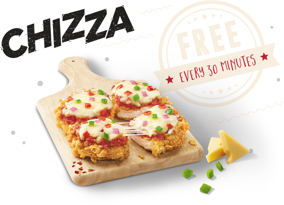 Free Chizza From Kfc - Kids' Meal (1118x698), Png Download
