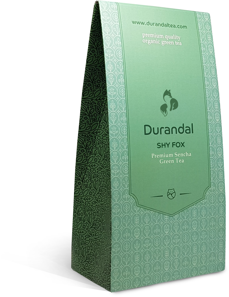Green Shy Fox Premium Sencha Green Tea - Box (1500x1500), Png Download