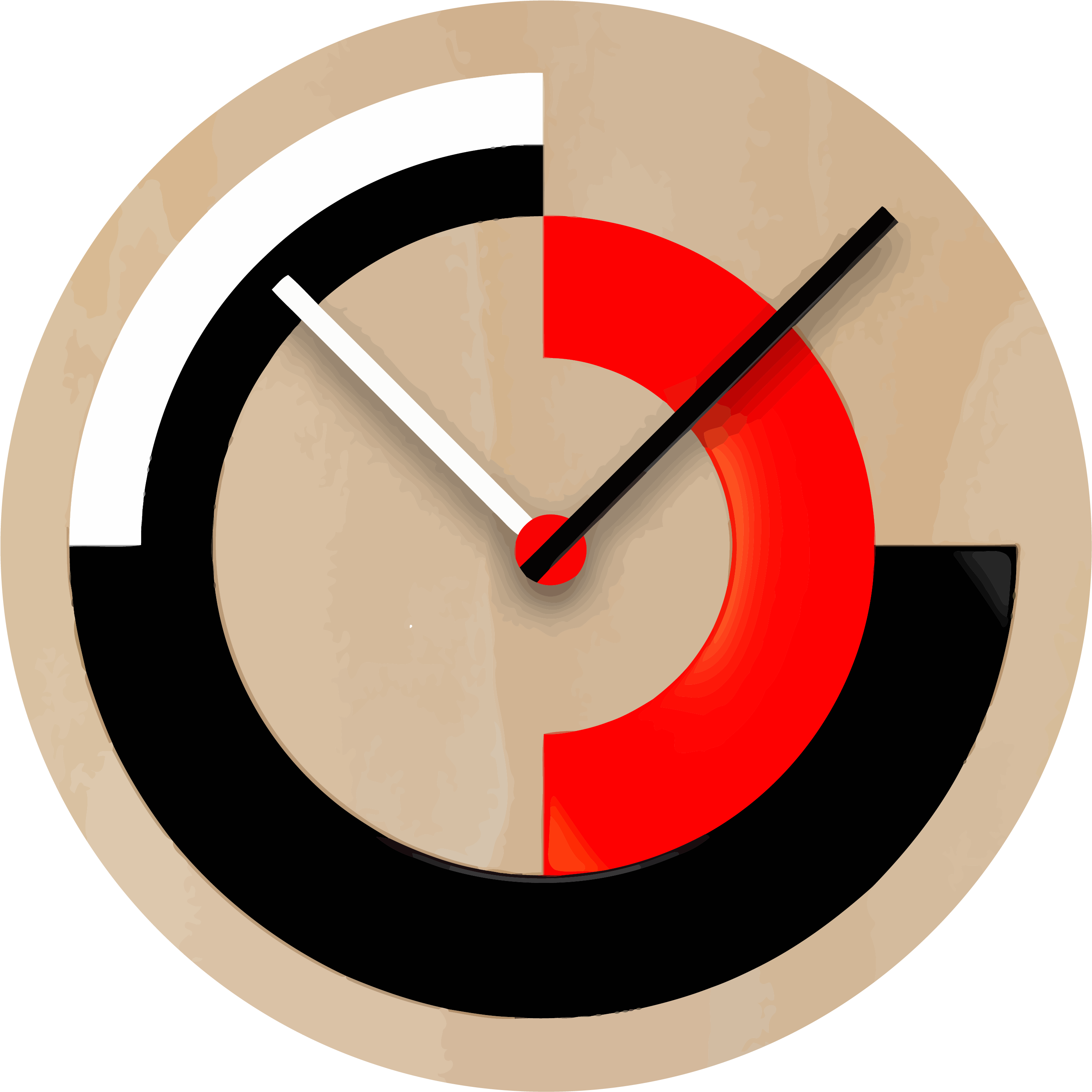 Bbq Clock Clipart Png - Wall Clock (2813x2811), Png Download