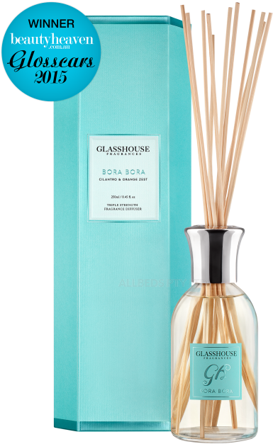 Bora Bora Cilantro And Orange Zest Glasshouse Diffuser - Glasshouse Triple Strength Fragrance Diffuser (570x750), Png Download