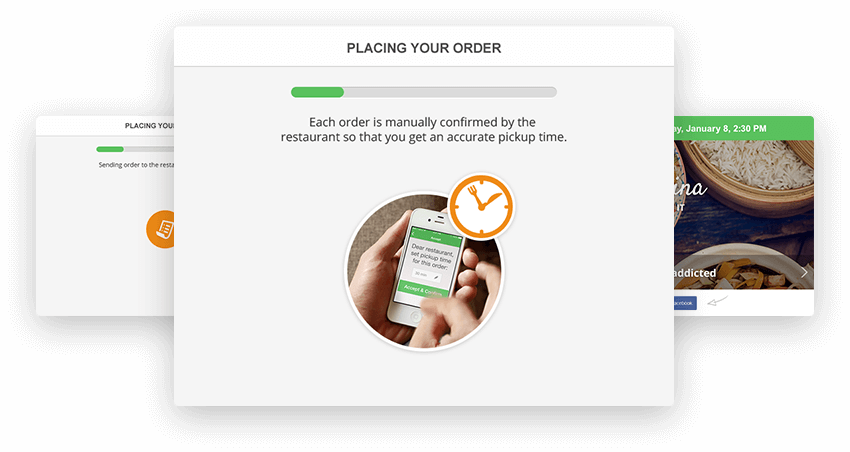 Real-time Order Confirmation - Confirm Order Food Delivery (850x452), Png Download