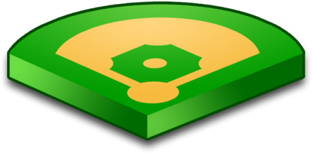 Baseball Field Map Icon (640x480), Png Download