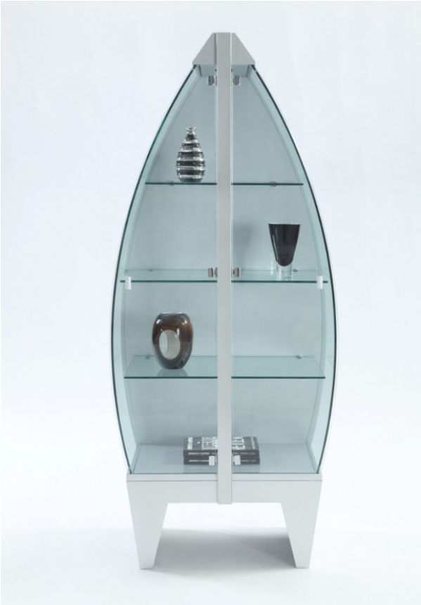 Row Boat Curio - Shelving (850x860), Png Download