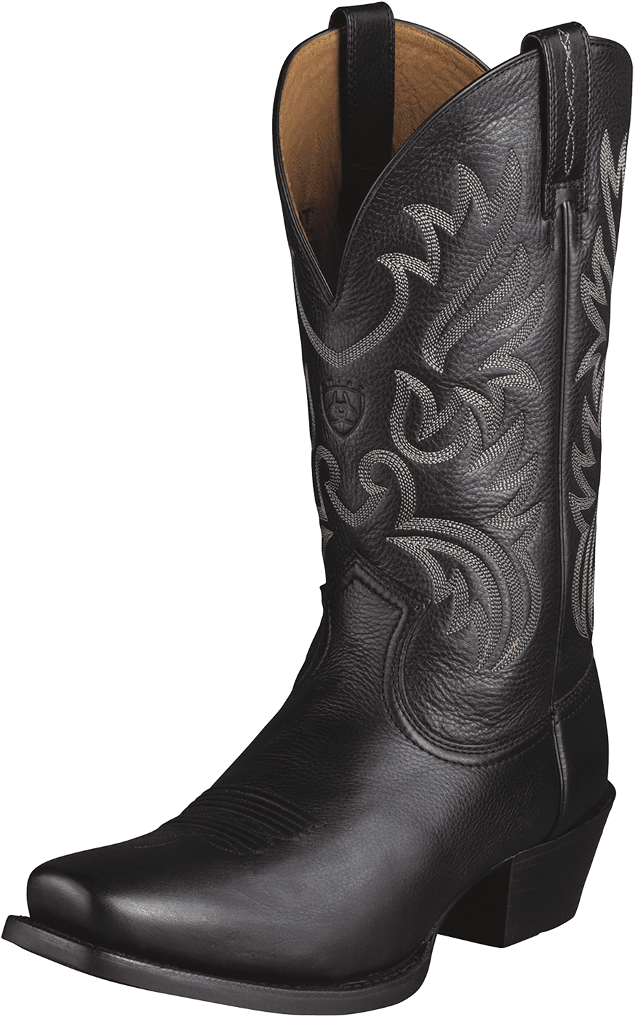 10002296 3 4 Front 6 - Square Toe Cowboy Boots Black (932x1500), Png Download