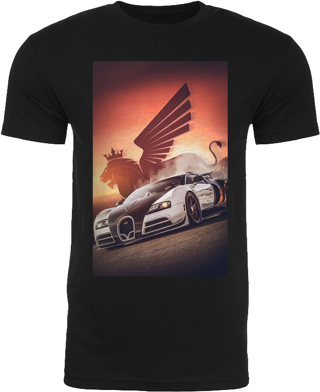 Bugatti Royalty Portrait Series Tee - Mercedes-benz Slr Mclaren (710x843), Png Download