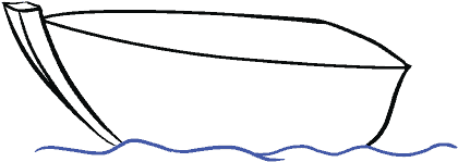 How To Draw A Boat In Few - Sketch (678x600), Png Download