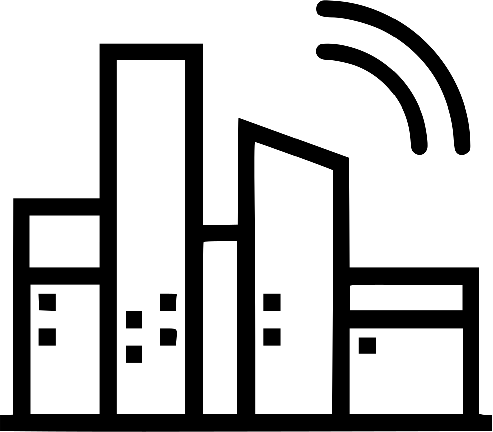 City Buildings Signal Wireless Comments (981x860), Png Download