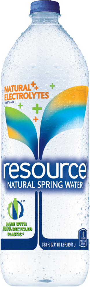 Resource Spring Water - Resource Spring Water Bottle (311x989), Png Download