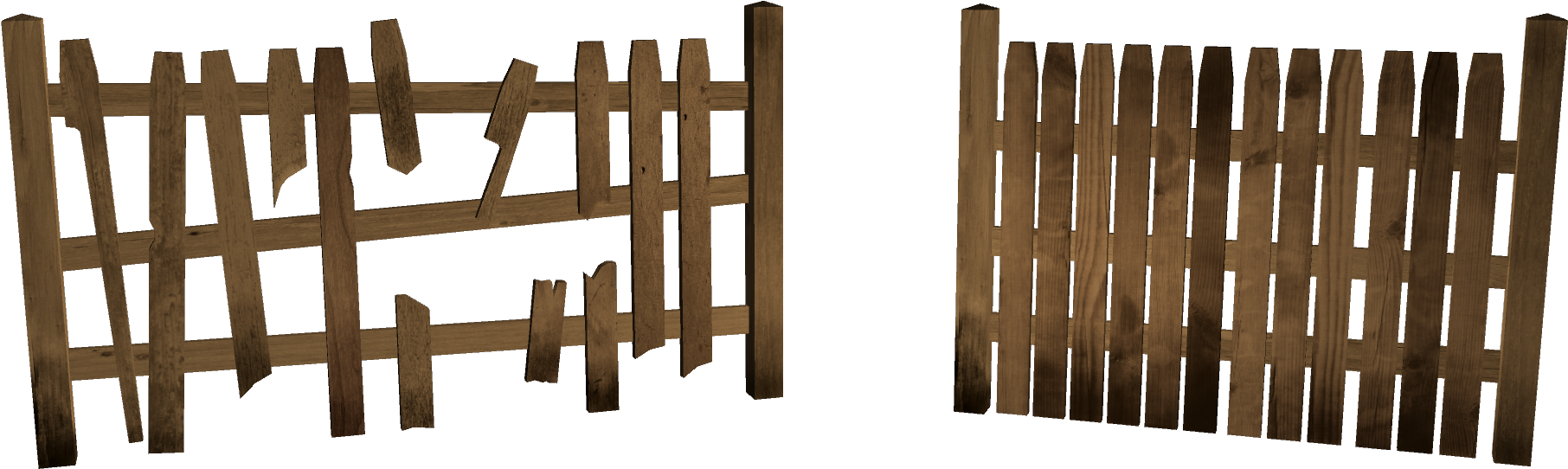 Images/wooden Fence Pack 05 - Picket Fence (1920x1080), Png Download