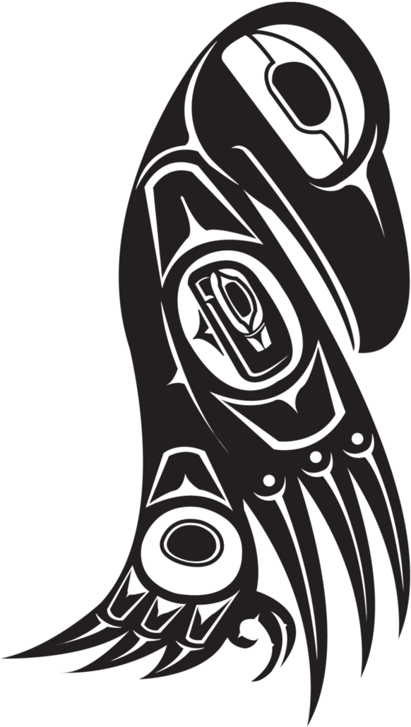 692 X 1153 4 0 - Alaska Native Raven Art (692x1153), Png Download