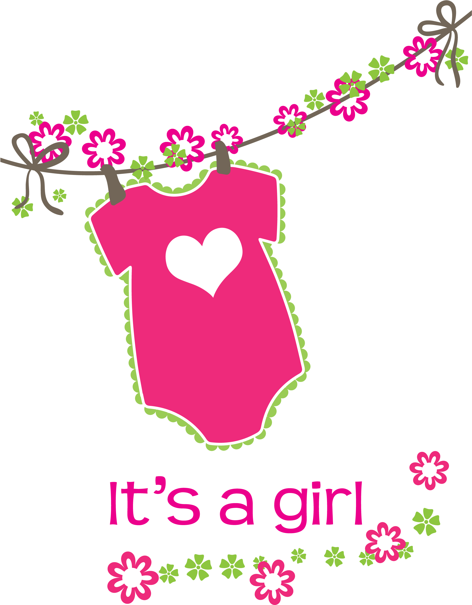 Http - //cdn - Top4top - Co/p 16jlu61 Baby Girl Announcement - Baby Shower Png (2074x2949), Png Download
