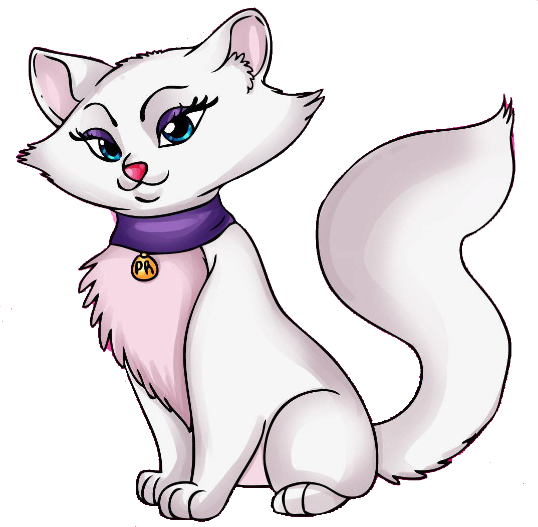 Persian Cat Clipart Cute Cat - Cartoon Cats (1100x1121), Png Download