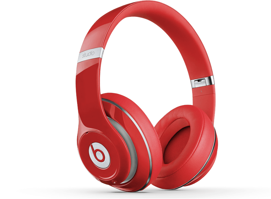 Beats By Dre Studio 2.0 Red (1000x700), Png Download