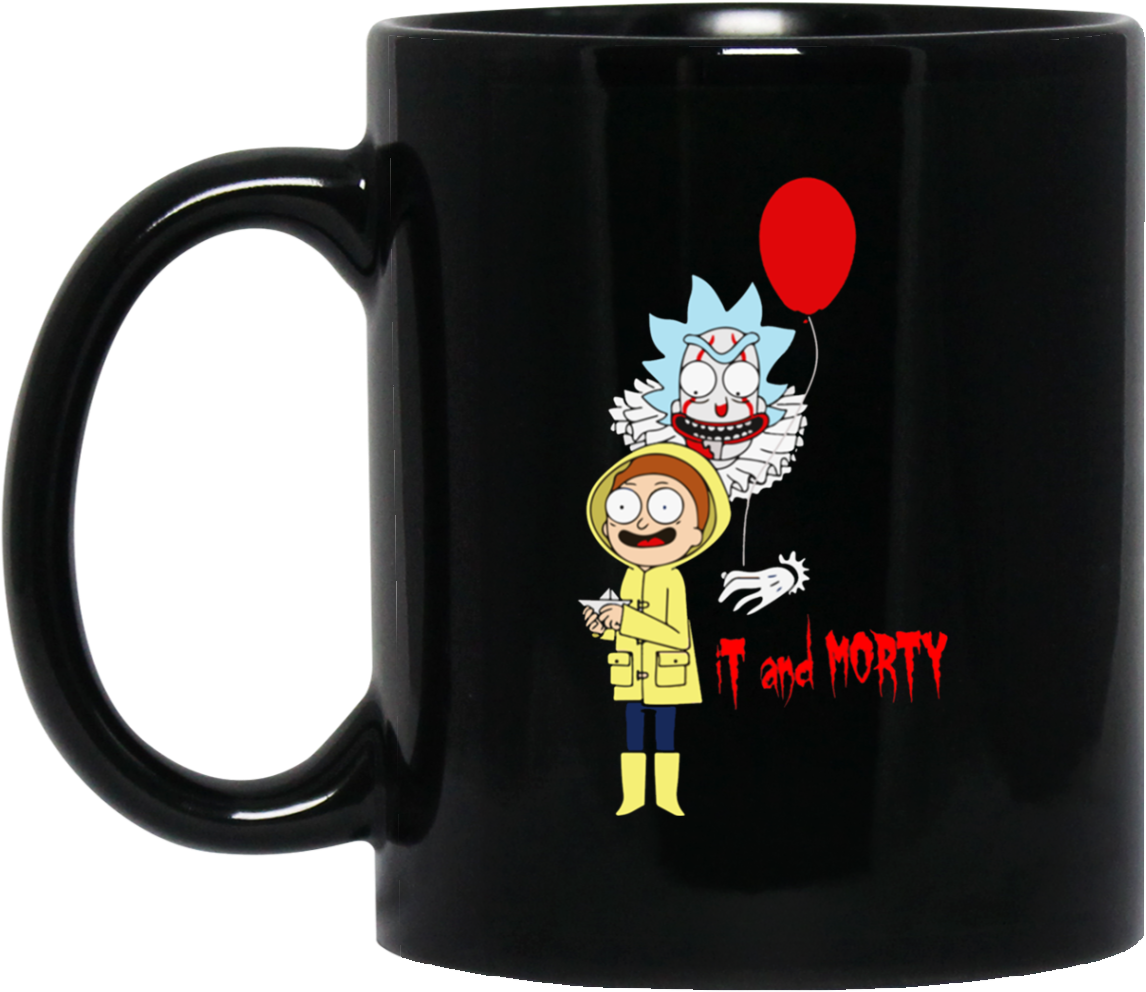 Rick And Morty It Clown And Morty Mug - Marshmello Funny (1155x1155), Png Download