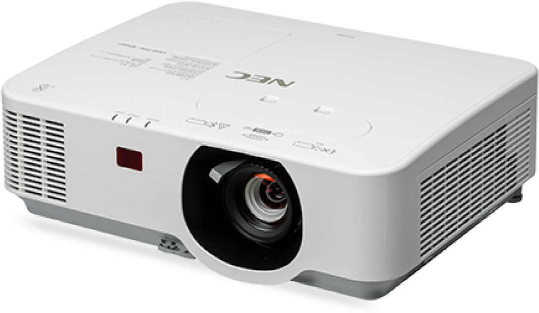 The Nec P554w Features 5500 Lumens And Native Widescreen - Nec P554w (1200x1200), Png Download