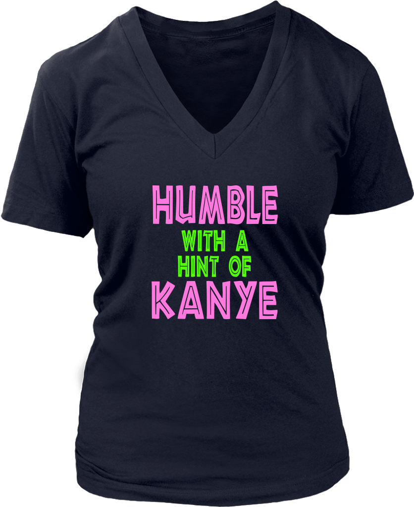 Humble With A Hint Of Kanye V Neck T Shirts - Tshirt Design For Pharmacy (1024x1024), Png Download