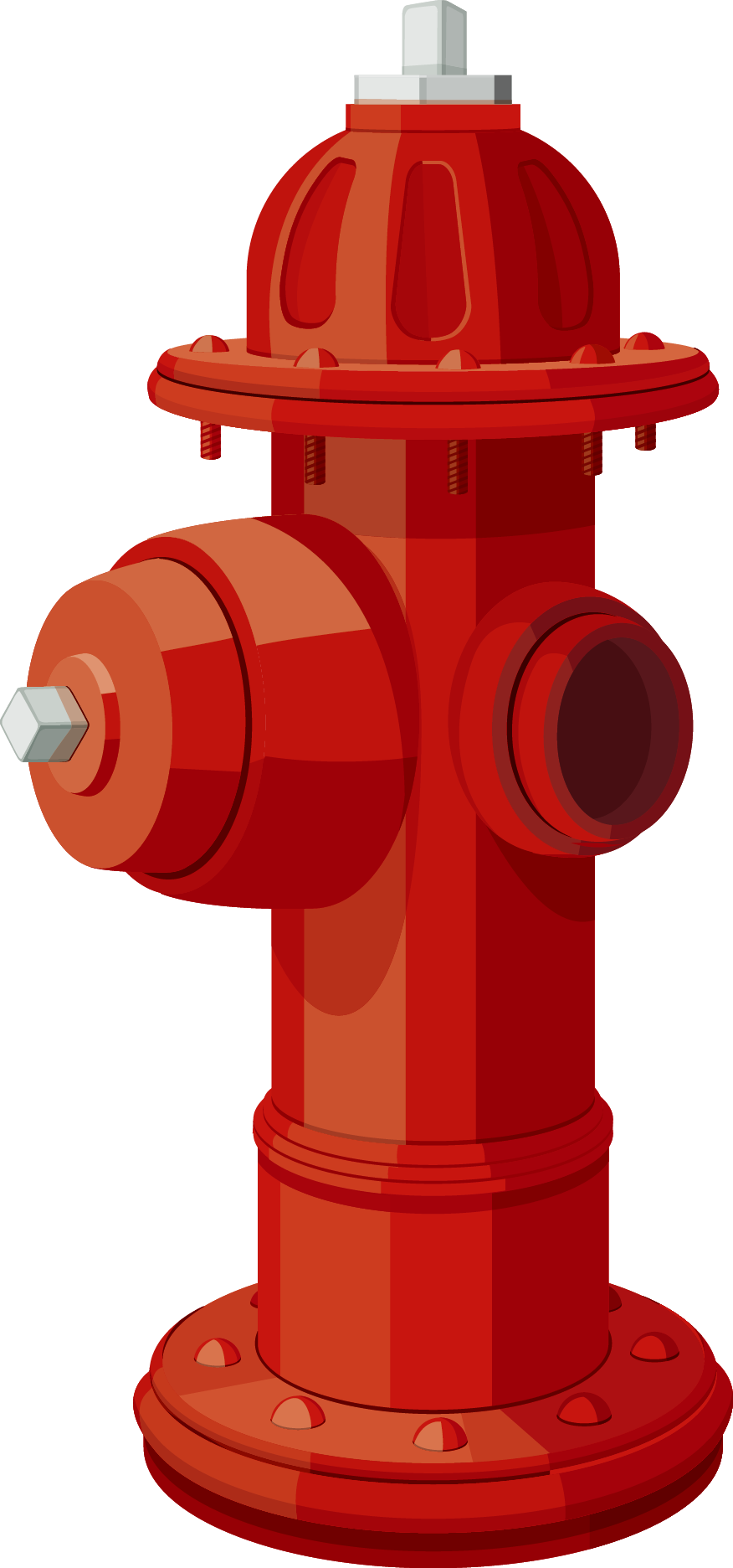 Cartoon Fire Hydrant - Fire Hydrant Vector Png (876x1872), Png Download