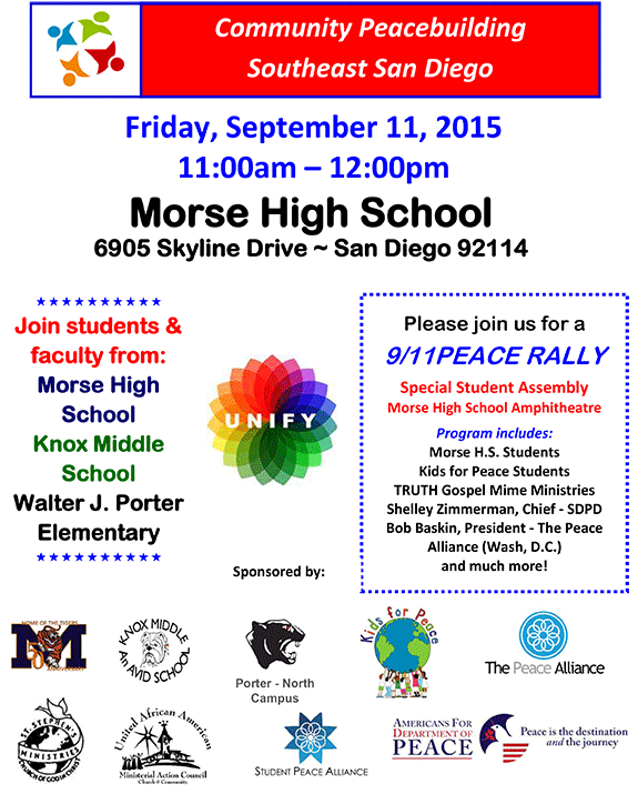 9 11 15 Morse Peace Rally - Unify Software And Solutions Gmbh & Co. Kg. (575x715), Png Download