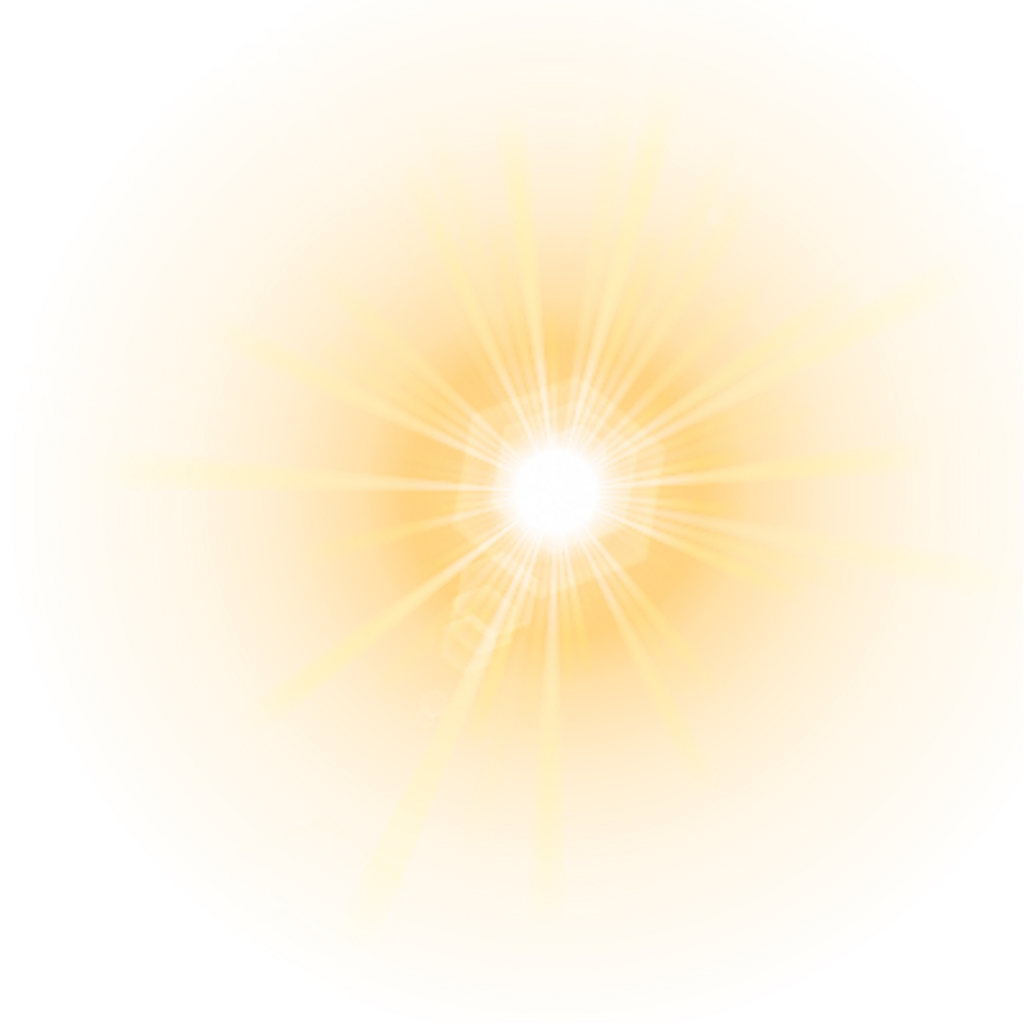 Flare Sun Lens Lensflare Light Lights Bright Yellow - Sun Flare (1024x1024), Png Download