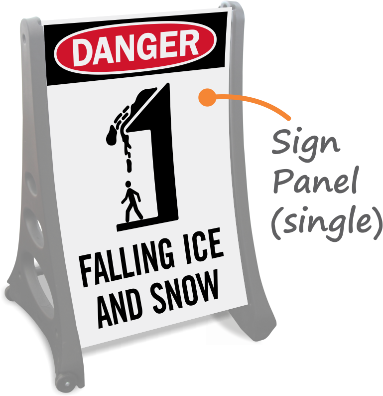 A-frame Portable Sidewalk Sign - Paper Product (800x800), Png Download