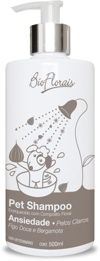 Tratamento Floral Para Ansiedade Cães E Gatos - Bio Florais Pelos Claros (900x900), Png Download