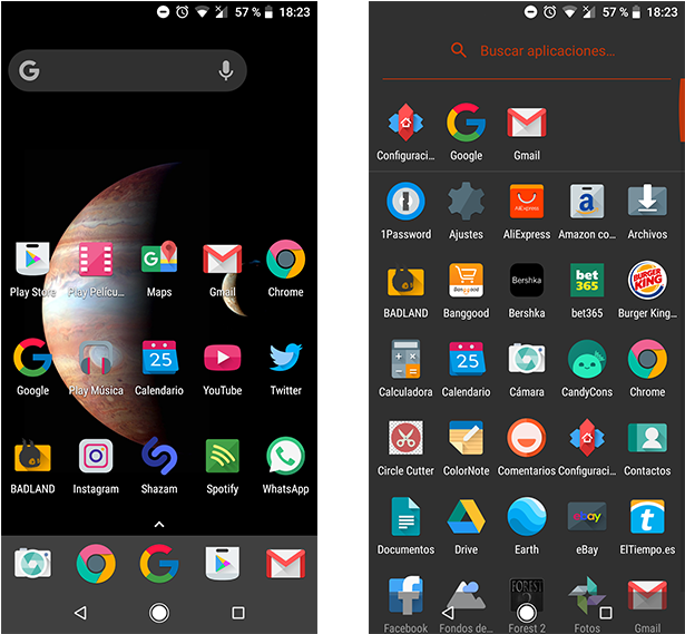 La G Del Icono De Google, Es Realmente Una Pasada - Pack De Iconos Para Android (800x568), Png Download