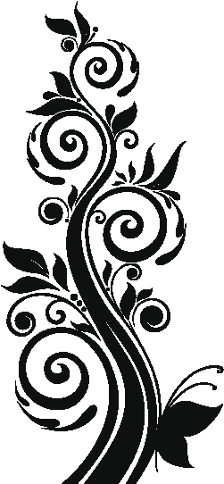 Adesivo De Geladeira Floral - Black Tree (600x600), Png Download