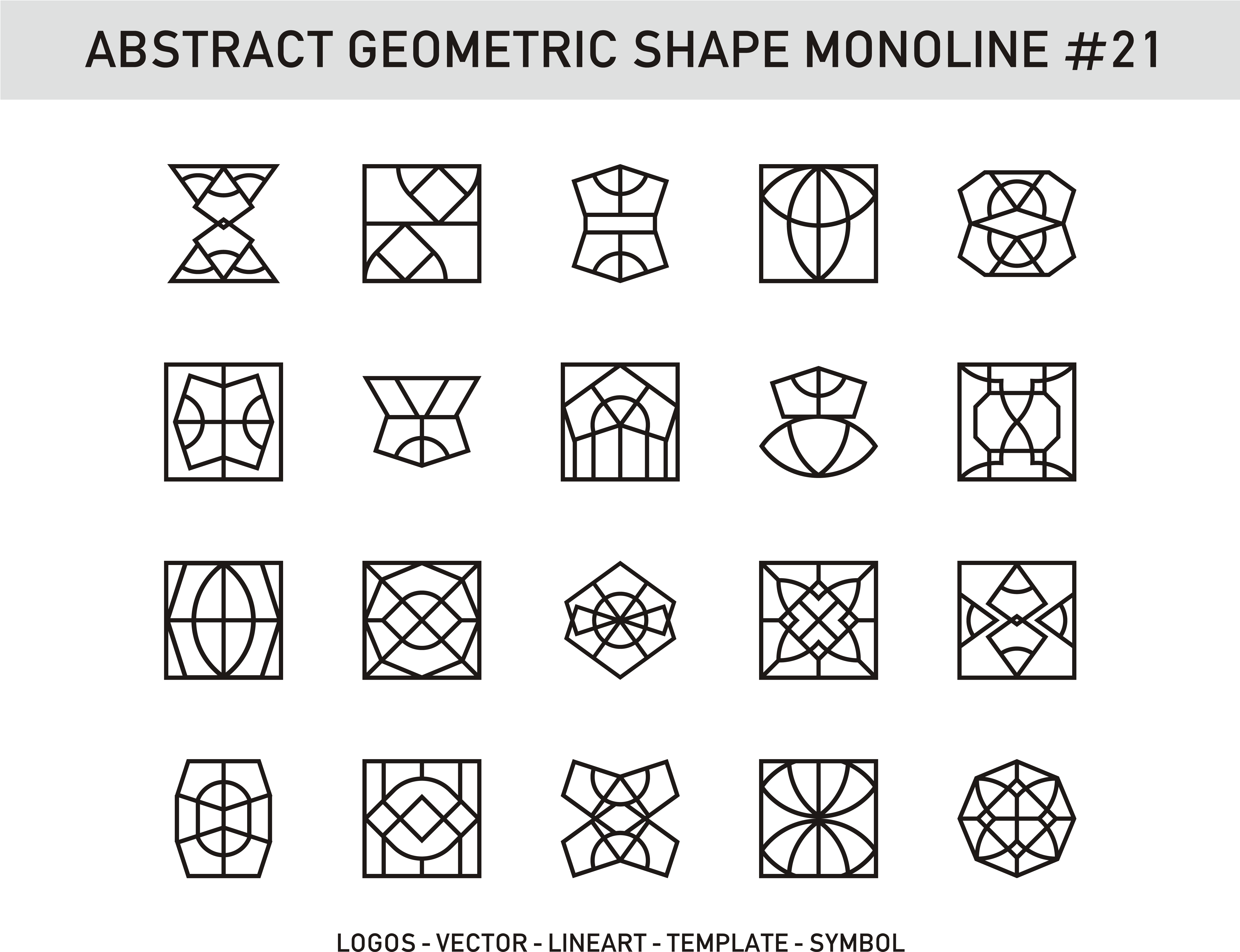Abstract Geometric Shape Monoline - Paint Stormcast Eternals Pdf (6000x6000), Png Download
