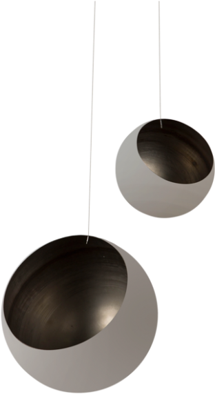 Gold Leaf Design Group Hanging Orb Planters - Sphere (800x775), Png Download