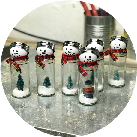 Diy Snow Globe Style Thrift Store Snowmen - Nutcracker (650x488), Png Download