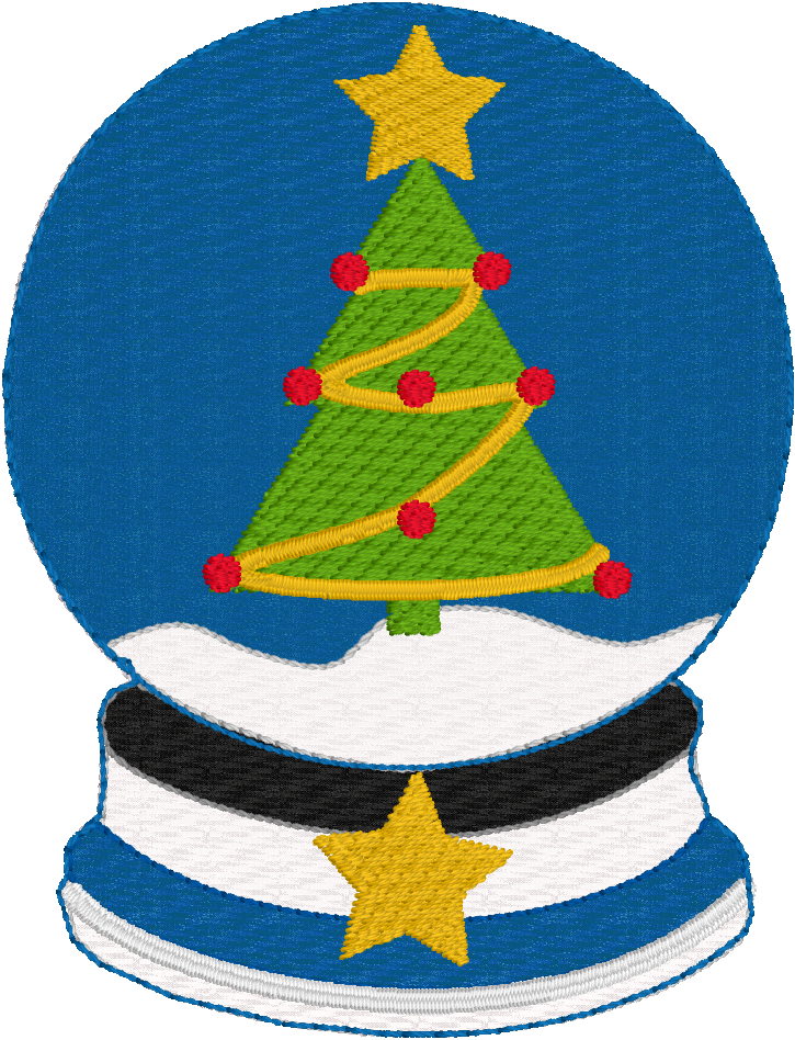 Christmas Snowglobe - Christmas Tree (725x948), Png Download